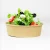 Import Biodegradable 16oz 32oz 34oz High quality disposable brown kraft paper salad bowls from China