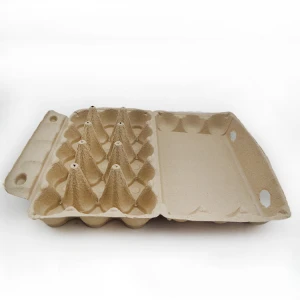 Biodegradable sell 15 paper chicken bulk egg tray box cartons