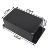 Black Color Waterproof Plastic Enclosure Box Electronic Housing Instrument Case Electrical Project Outdoor Junction Box