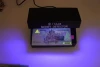 Black Mains Powered UV Bank Note Checker Electronic UV Counterfeit Money Currency Detector