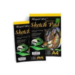 Black Paper Sketch Pad 25 sheet sheet 200gsm A3A4