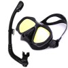 Black Professional Adult Fin Swimming Mask, Diving Mask (mm-2601)