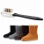 Import Black S Shape Boot Shoes Cleaner 3 Side Shoe Cleaning Brush Suede Nubuck High Quality from China