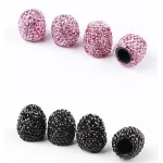 Bling Bling Crystal Rhinestone valve cap ,air cover fit for schrader valves