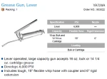 Blue-Point Shop & Technician Tools Automotive Specialty Tools  Grease Gun, Lever YA728A GA472 YA734A Grease Gun Air YA772B