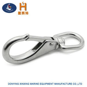 boat accessories rigging hardware 316 Stainless Swivel Eye Snap Hook Chinese supplier