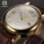 Import Brand AGENTX Auto Date Analog Stainless Steel Case Brown Leather Band Male Clock Men Quartz Dress Watch from Hong Kong