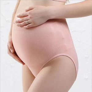 Breathable Rregnancy Underwear Cotton One Size Cotton Elastic Maternity Panties