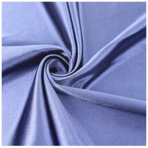 Bridal 90% Polyester 10% Spandex Satin Fabric Solid Stretch Shiny Satin Fabric for Wedding Dress