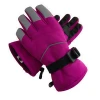 Bright Color Women Ski Gloves Waterproof Outdoor Sports Gloves