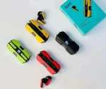 Bt5.3 G20 Car Shape Anc&enc Tws Earphones With Lcd Touch Screen Wireless Earbuds Active Noise Cancelling Sport Athletic Headset