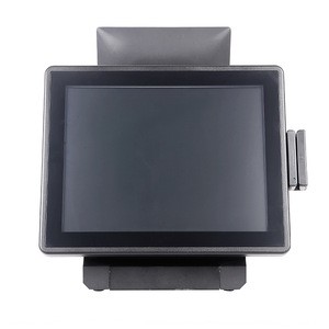 Built-in 80mm Thermal Receipt  Printer 15 inch Touch Screen POS Machine JJ-8000U All in One Desktop Computer