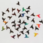 bulk fashion eco-friendly witch's hat glitter for Hallowmas holiday decoration