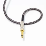 Cable Guitar 3FT 6FT 10FT 15FT 20FT Gold Plated 6.35mm Mono Jack 1/4" TS Cable Unbalanced Guitar Instrument Patch Cable