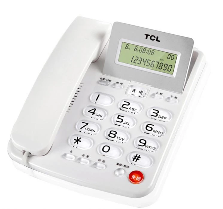 Caller ID Speakerphone corded phone with caller id standard desktop corded phone TCL 202