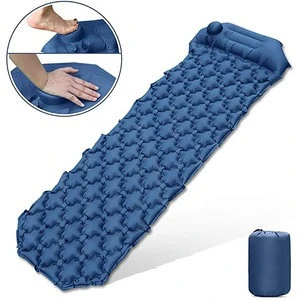 Camping Mat Inflatable Sleeping Mat with Pillow Ultralight Sleeping Pad for Backpacking Camping Hiking