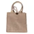 Import Can be customized Jute tote bag, jute fabric carry bag from China