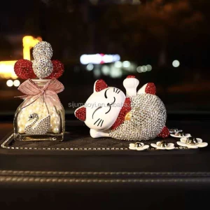 Car Decoration Dashboard Lucky Cat Home Decoration Interior Accessories