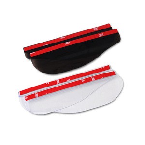Car Rear View Mirror Sticker Rain Eyebrow Weatherstrip Auto Mirror Rain Shield Shade Cover Protector Guard