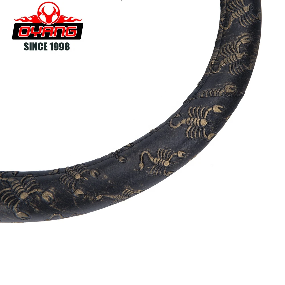 Car Steering Wheel Cover Anti-slip Car Styling Food Grade Silicone Leather Universal Steering-wheel Cover