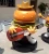 Import Cartoon food character fiberglass hamburger statue from China