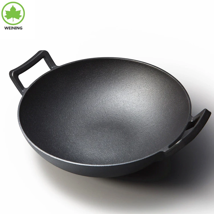 cast iron pot and pan set Pre-Seasoned 2 In 1 Cast Iron Double Dutch Oven and Domed Skillet Lid