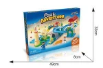 Castle adventure electric slot car racing track set toy