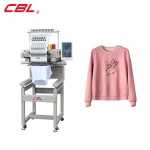 CBL  single head embroidery machine one head hat high speed automatic1201 t cap shirt embroidery machine bordadora computarizada