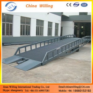 CE Approved China Portable Yard Ramp Hydraulic Loading Yard Ramp