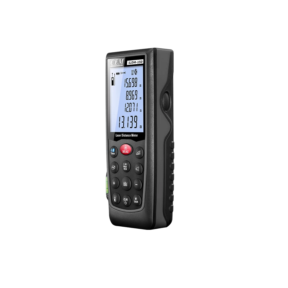 CEM iLDM-150   229ft /70m Professional  Laser Distance Meter with Bluetooth 4.0 APP Support   laser rangefinder