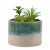 Import Ceramic Emulation Plant Pot with Stone Small Indoor Ceramic White Outdoor Plant Pots 4.3 inch Small Potted Plants from China