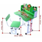 Cheap children desk and chairs  student study table chair set school furniture cheap kids study table and chair adjustable