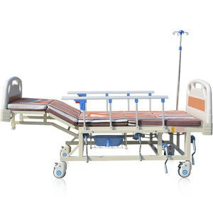 Cheap price metal hospital bed patients home care 3 functions nursing home beds
