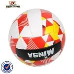 Cheap price PVC beach ball volleyball,custom machine stitch 18 panels PVC volley ball,official size weight volleyball