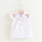 Childrens No Label Sleeveless Embroidery Lapel High Quality T Shirts With Price China
