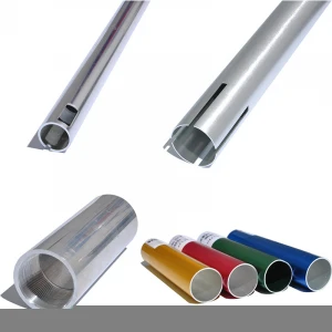 China aluminium tube manufacturer for light tube lightweight pipe