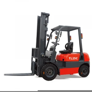 China brand Titan high quality cheap price 2.5 ton CPC25 grapple small pallet hydraulic pump power diesel forklift for sale