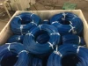 China factory 1.65mm PVC coated steel  wire steel color coated wire black green red blue tie wire 25kg per roll