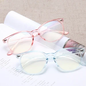 China factory cheap promotion plastic eyeglasses frame unisex brand designer computer glass anti blue light blocking glasses