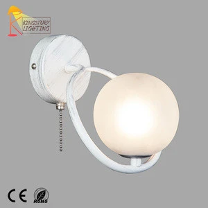 China Manufacturer Cheap Coffee Ball Shape 5W Glass G9 LED Wall Lamp