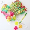 China plastic fan candy toy with tube manufacturer