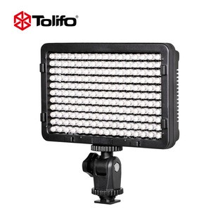 China Supplier Tolifo 11W Portable LED Video Camera Light Panel Lamp Photographic Lighting with LED Display for DSLR Camera