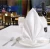 Import Chinese factory OEM production 100% cotton restaurant dinner table napkin folding design white from China