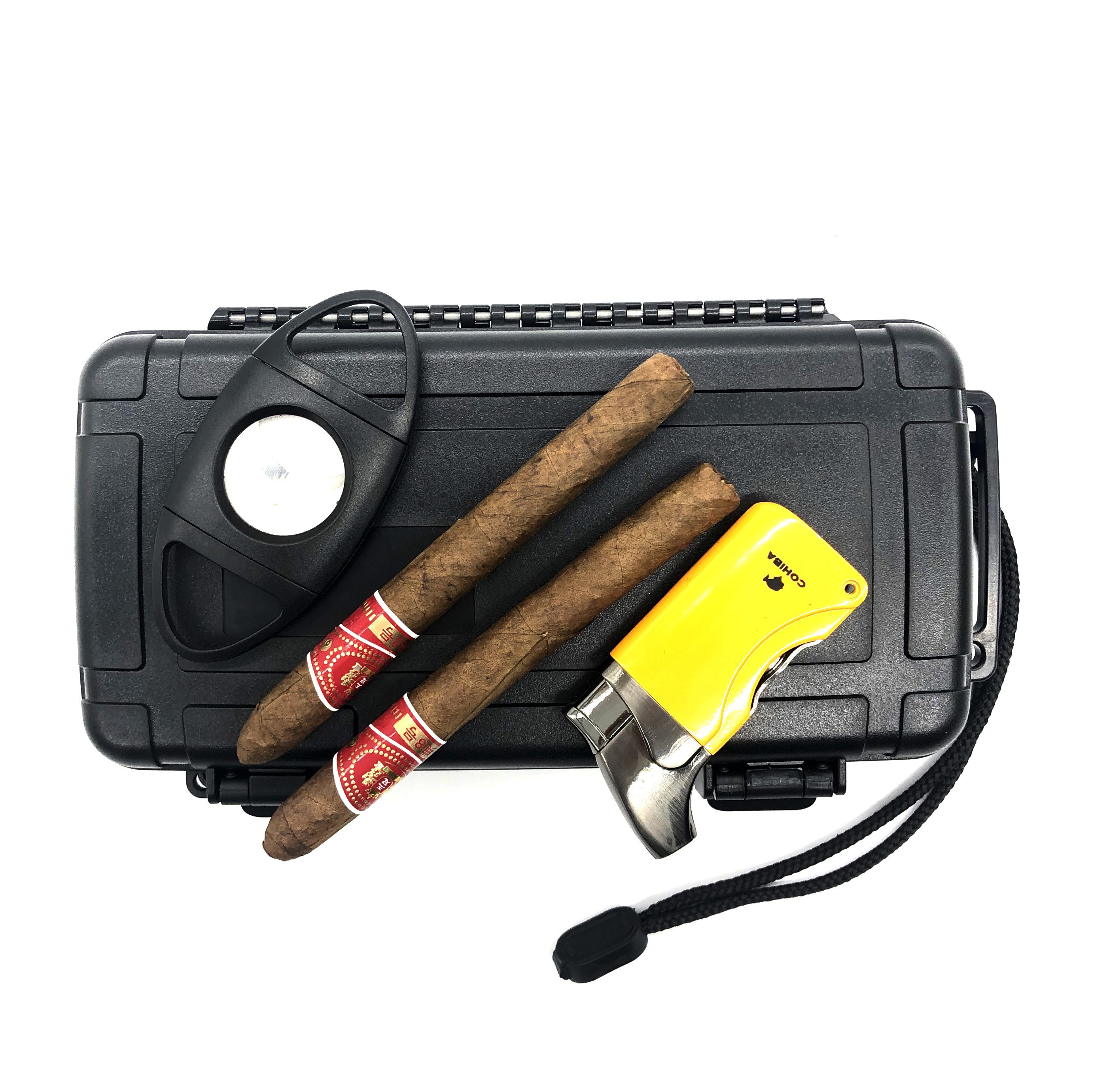 Cigar portable Cigar travel case humidor Plastic cigar travel case