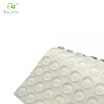 Clear Self Adhesive Silicone Rubber Door Dot Bumper Pad Feet For Furniture Chair