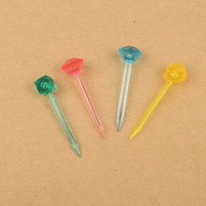 colored plastic fruit pick made in china bar tools