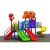 Import colorful garden playground park playground children outdoor playground with swing child swing prices Playhouse with swing from China