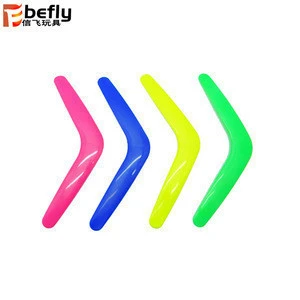 colorful kids sport toys Plastic boomerang flying disc