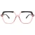 Import Comfortable Vintage Womens TR90 Geometric Pink Crystal Optical Eyeglasses Frame with Spring Hinge from China