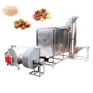 Commercial full automatic pistachios corn groundnuts shea nut peanut roasting machine for nut and seed